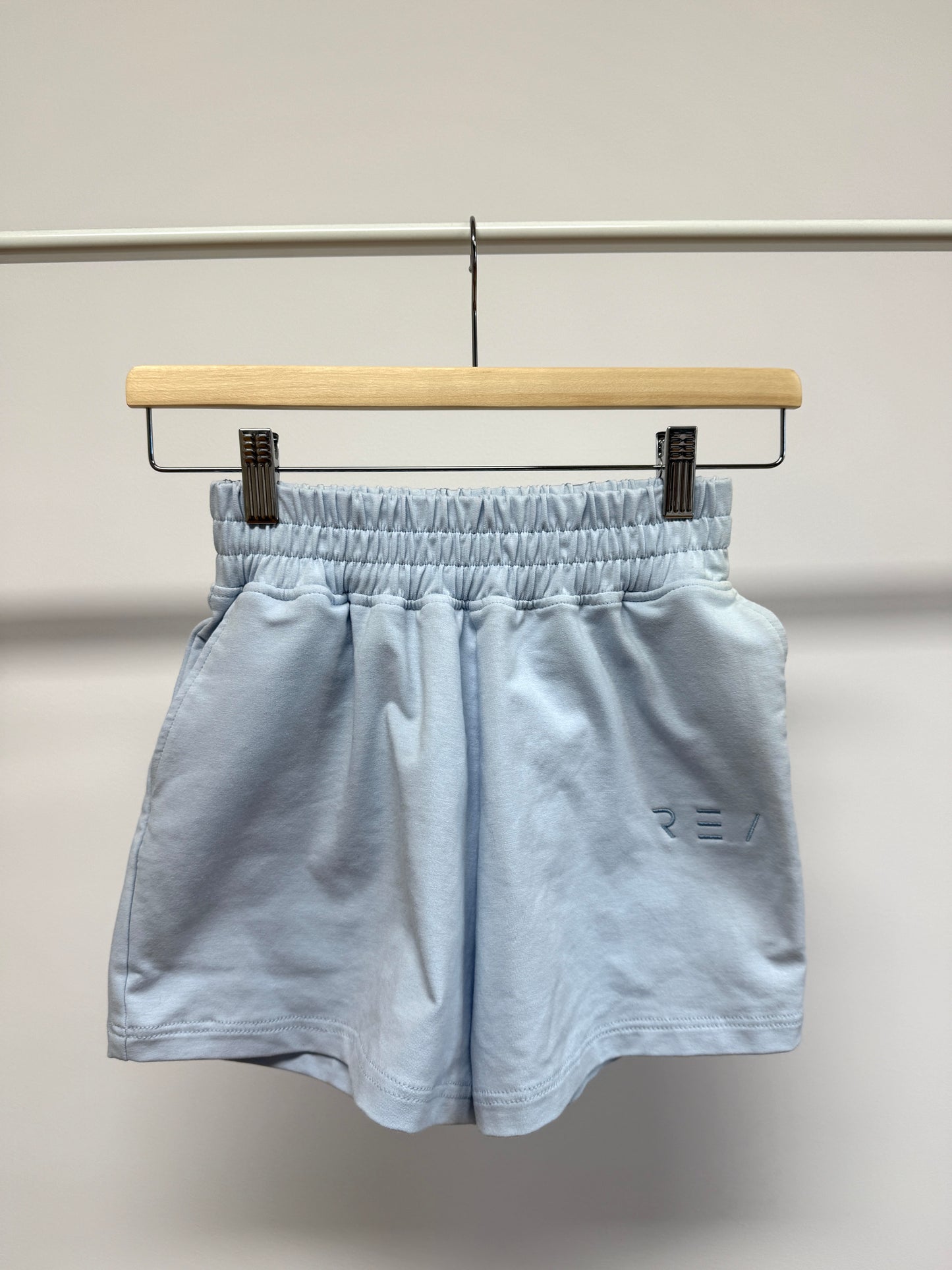 Krótkie Spodenki Dresowe Baby Blue S