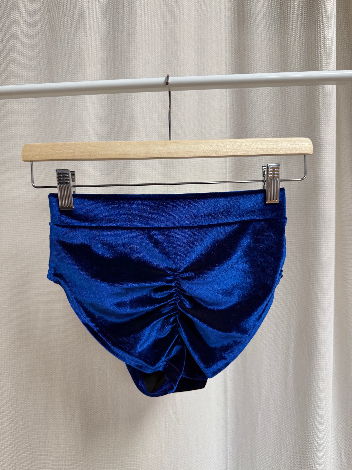 Spodenki do Pole Dance Moon Velvet Blue XS