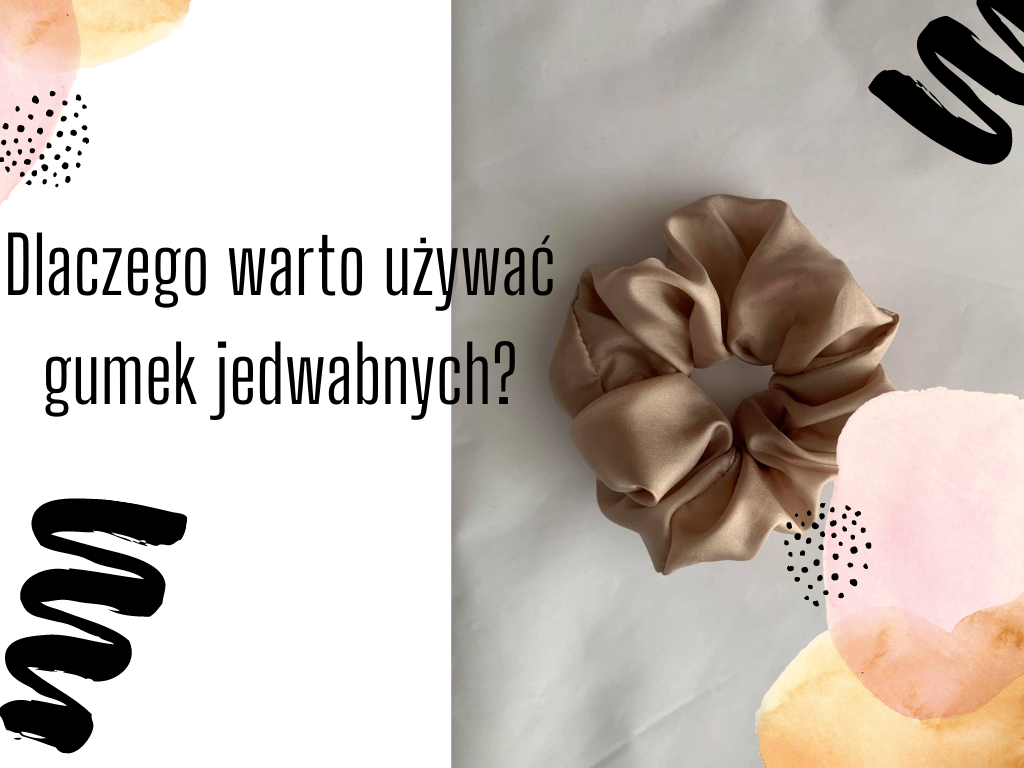 Jedwabne gumki do włosów