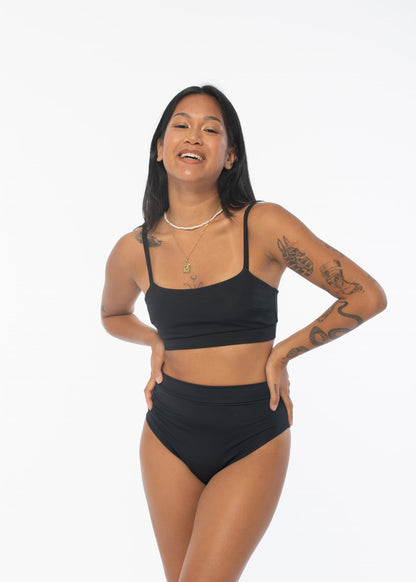 Pole Dance Top Eclipse Black