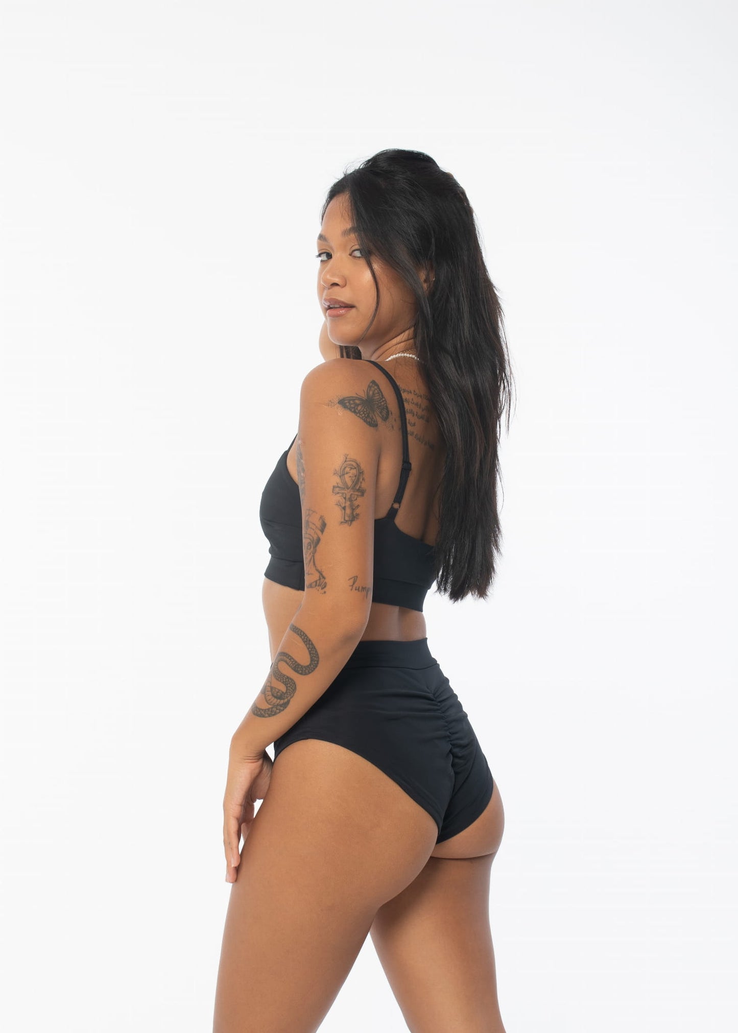 Pole Dance Top Eclipse Black