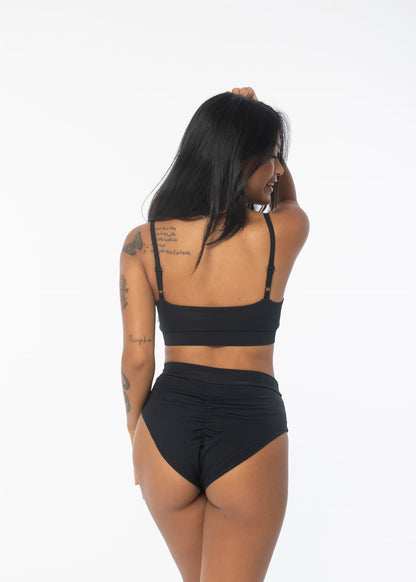 Pole Dance Top Eclipse Black
