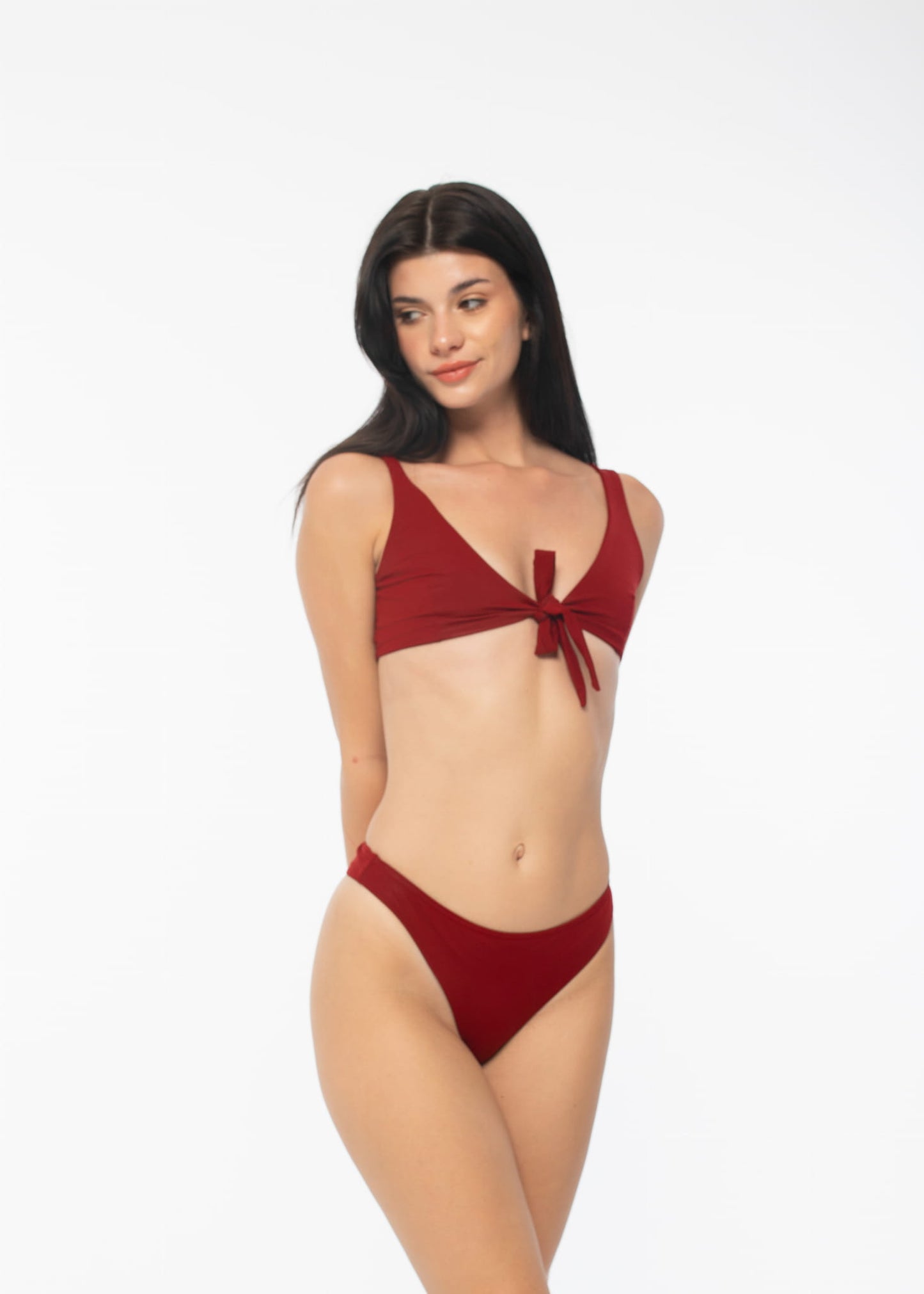 MYKONOS BIKINI BOTTOM WINE ECONYL