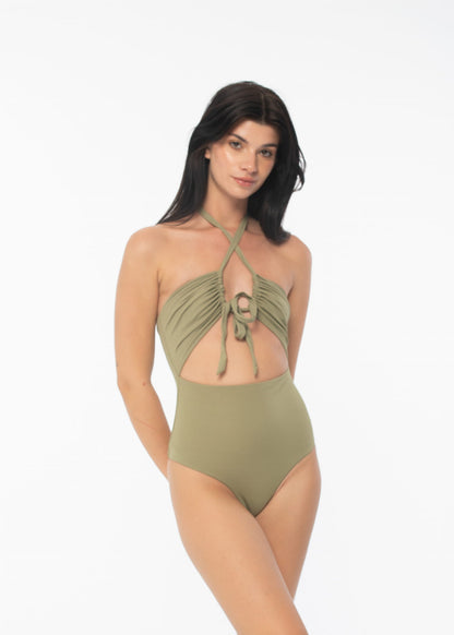 Body Jednoczęściowe Positano Olive