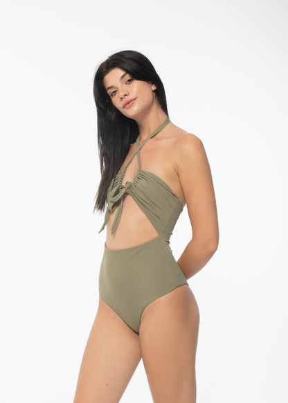 Body Jednoczęściowe Positano Olive