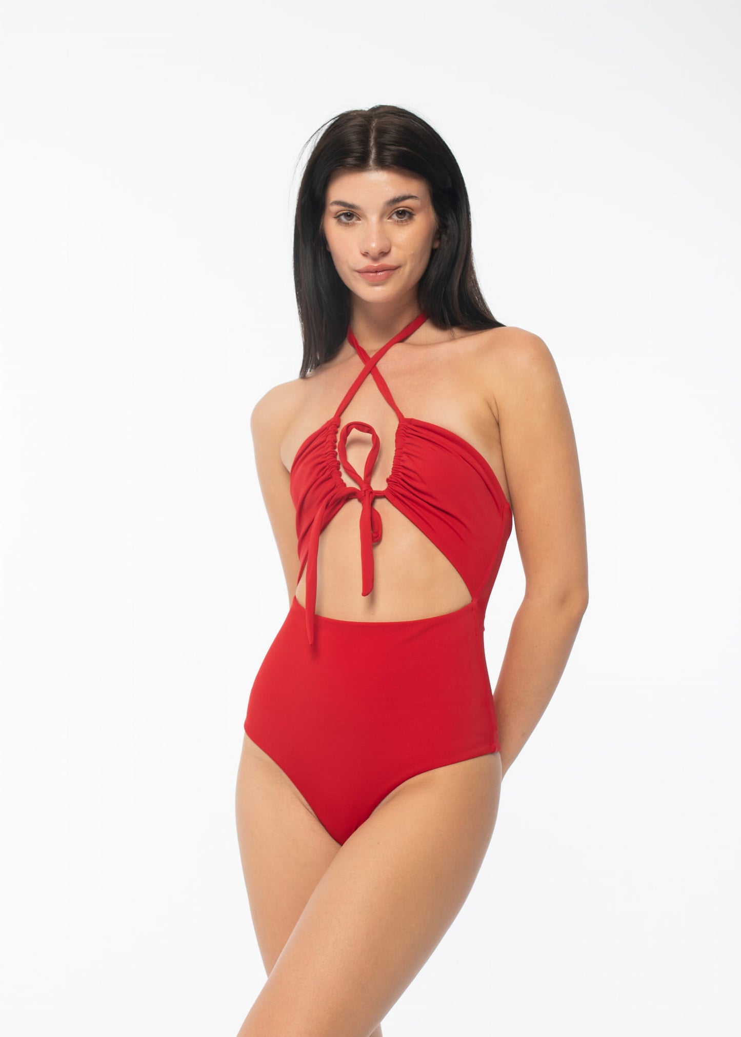 Body Jednoczęściowe Positano Red Rose