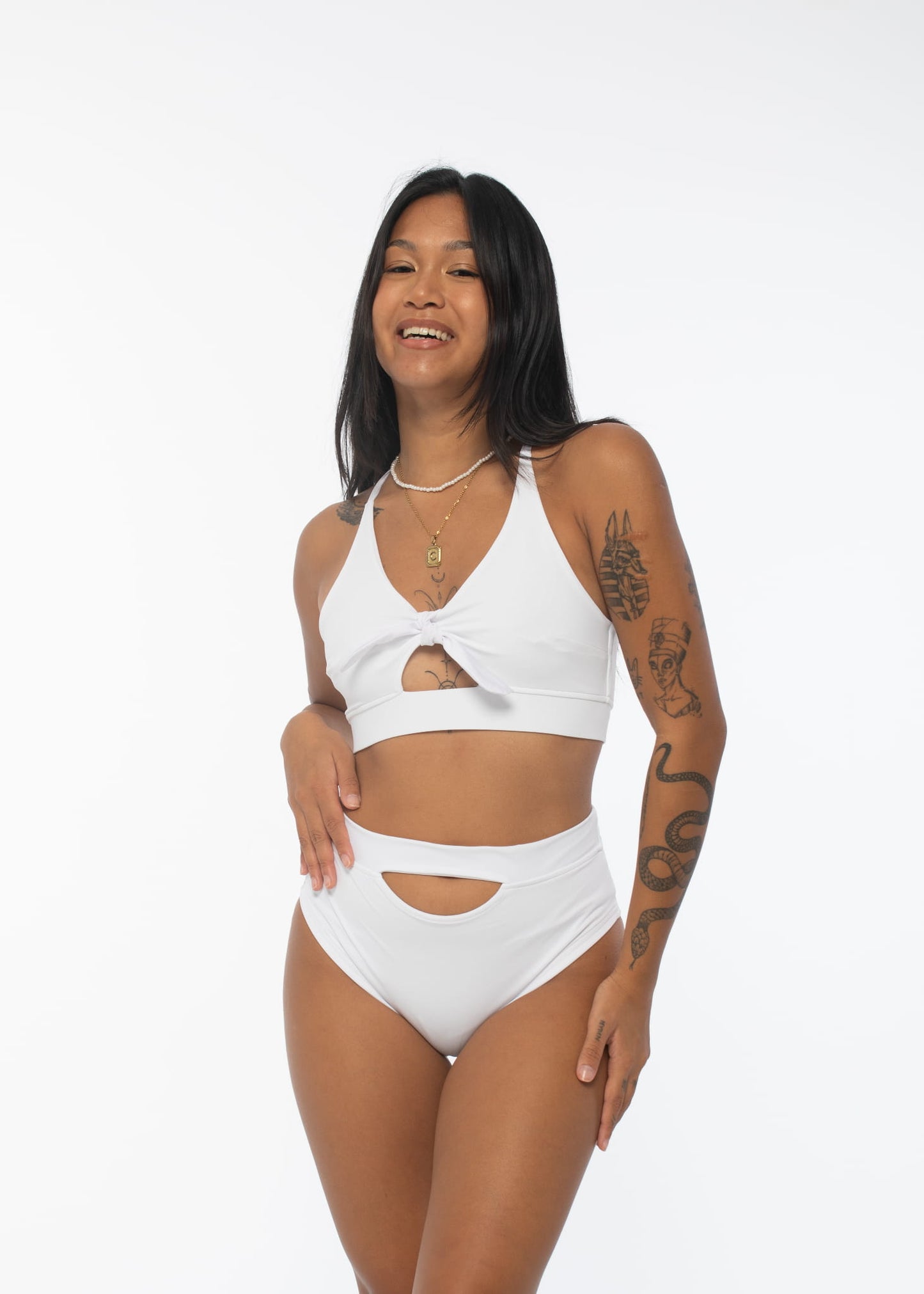 Moon White Pole Dance Costume