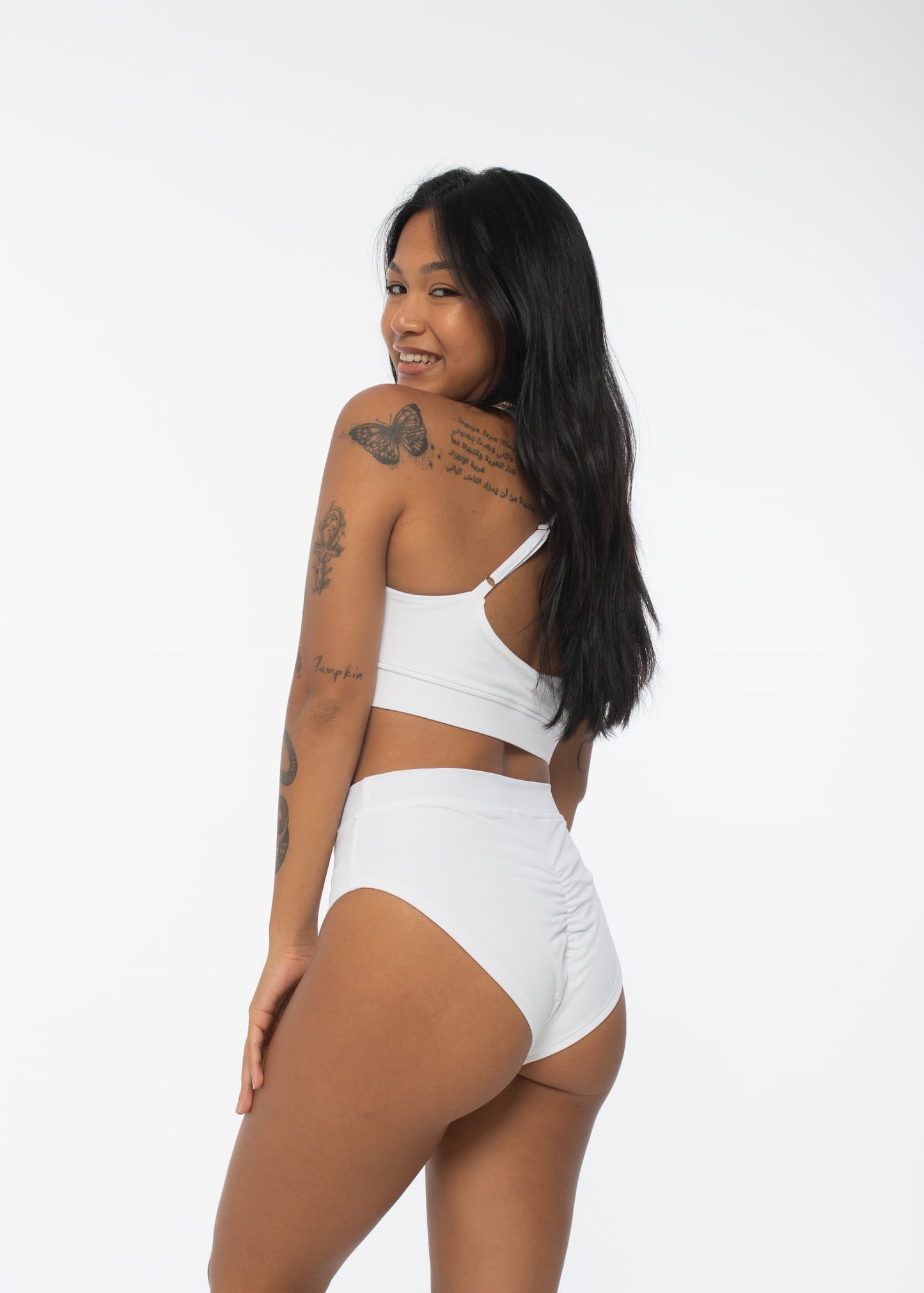 Moon White Pole Dance Costume