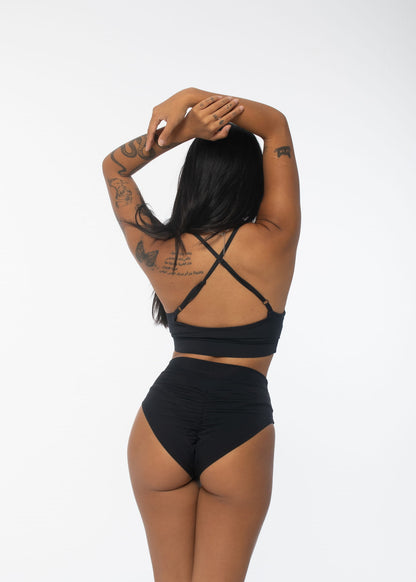 Moon Black Pole Dance Costume