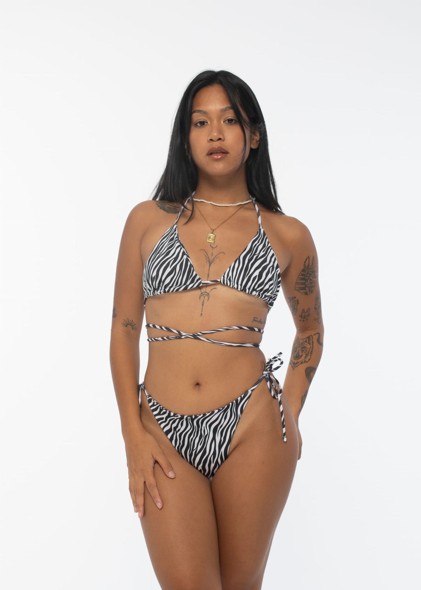 MIAMI BIKINI TOP ZEBRA 