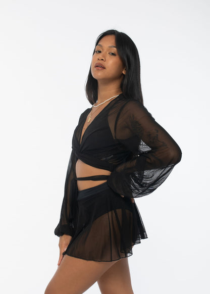 Koszula z Siatki do Exotic Pleasure Black