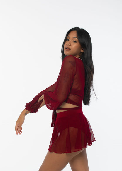 Mesh Shirt for Exotic Pleasure Wine 