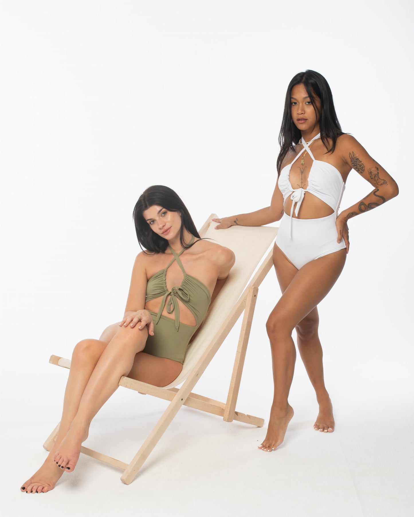 Body Jednoczęściowe Positano Olive