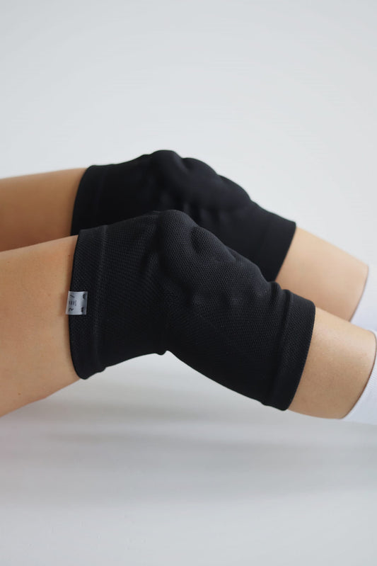 Black Gel Dance Knee Pads