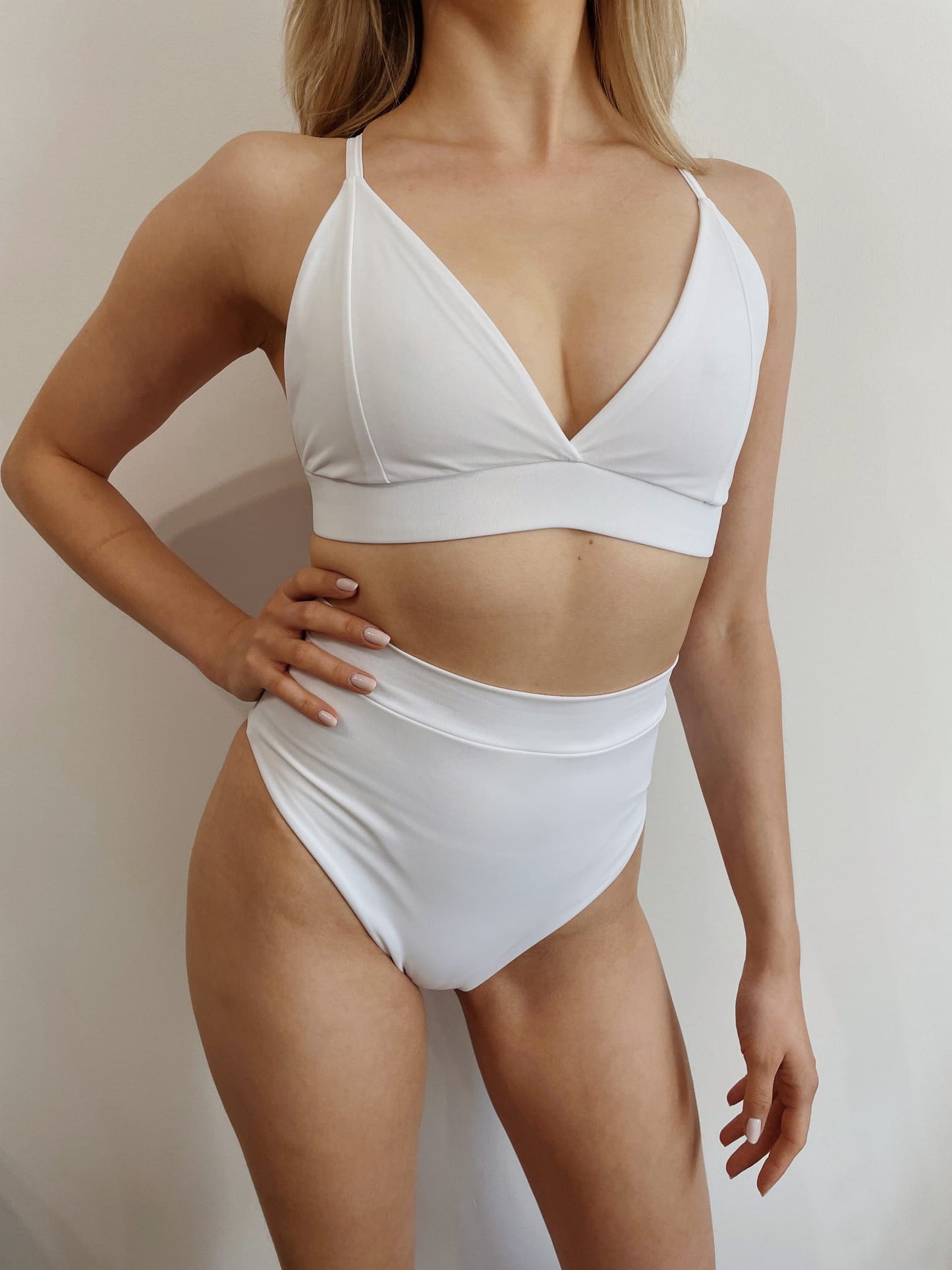 Pole Dance Costume Classic White 