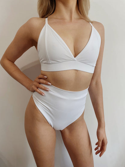 Pole Dance Costume Classic White 