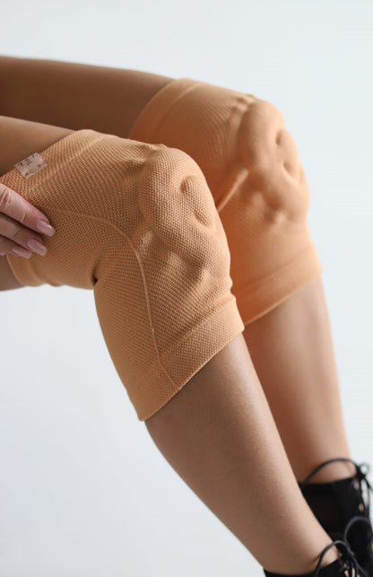 Dark Beige Gel Dance Knee Pads