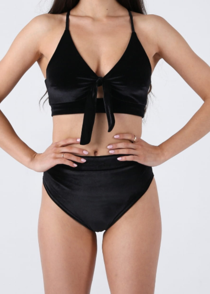 Pole Dance Shorts Velvet Black 