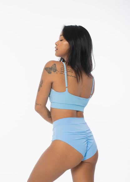 Eclipse Baby Blue Pole Dance Shorts