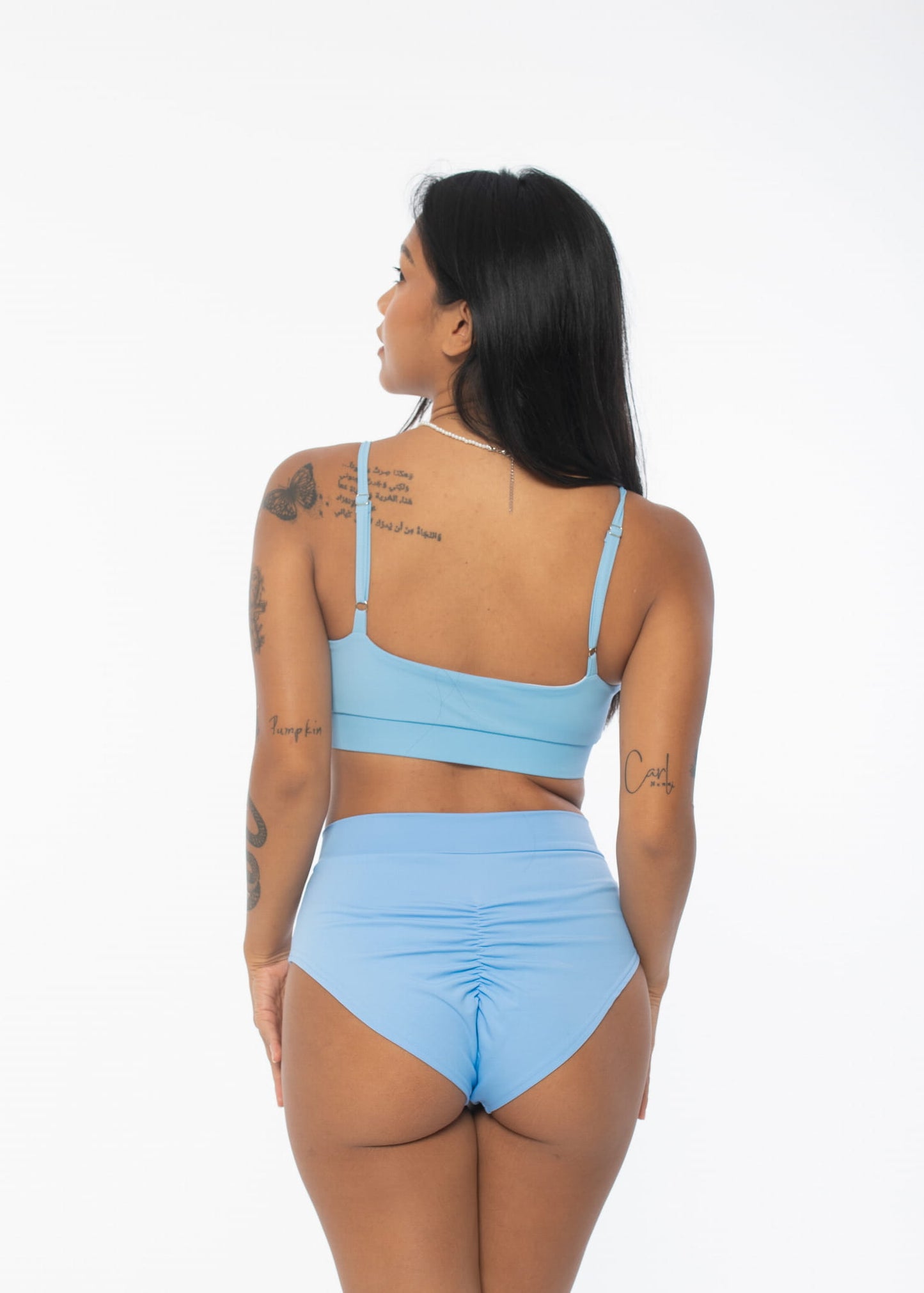 Eclipse Baby Blue Pole Dance Shorts