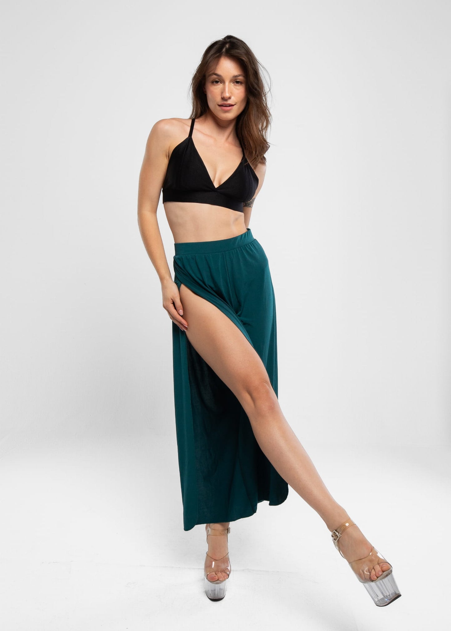 Spodnie do Exotic Sensual Malachite