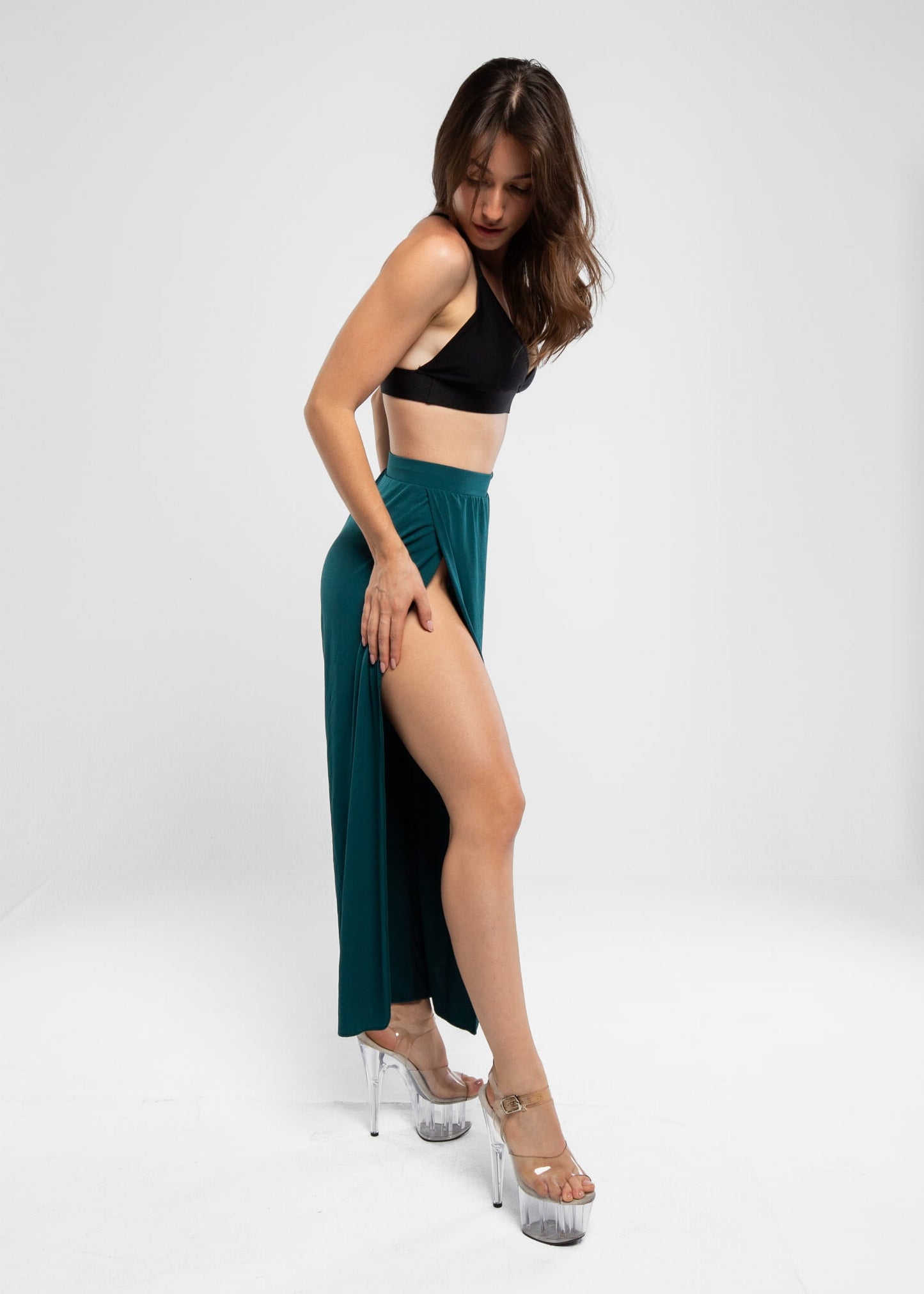 Spodnie do Exotic Sensual Malachite