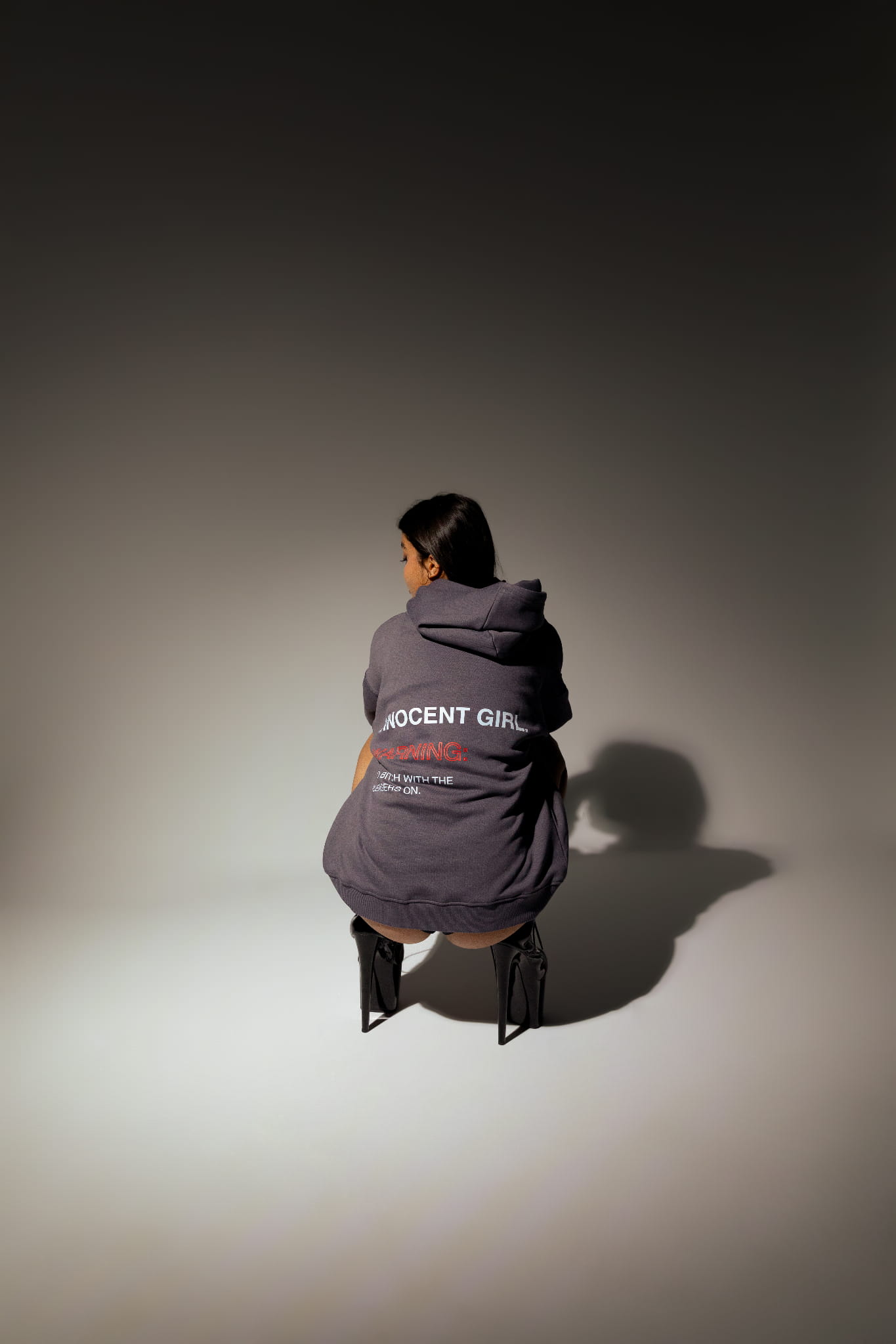 Pole Dance Premium Innocent Girl with Pleasers On sweatshirt