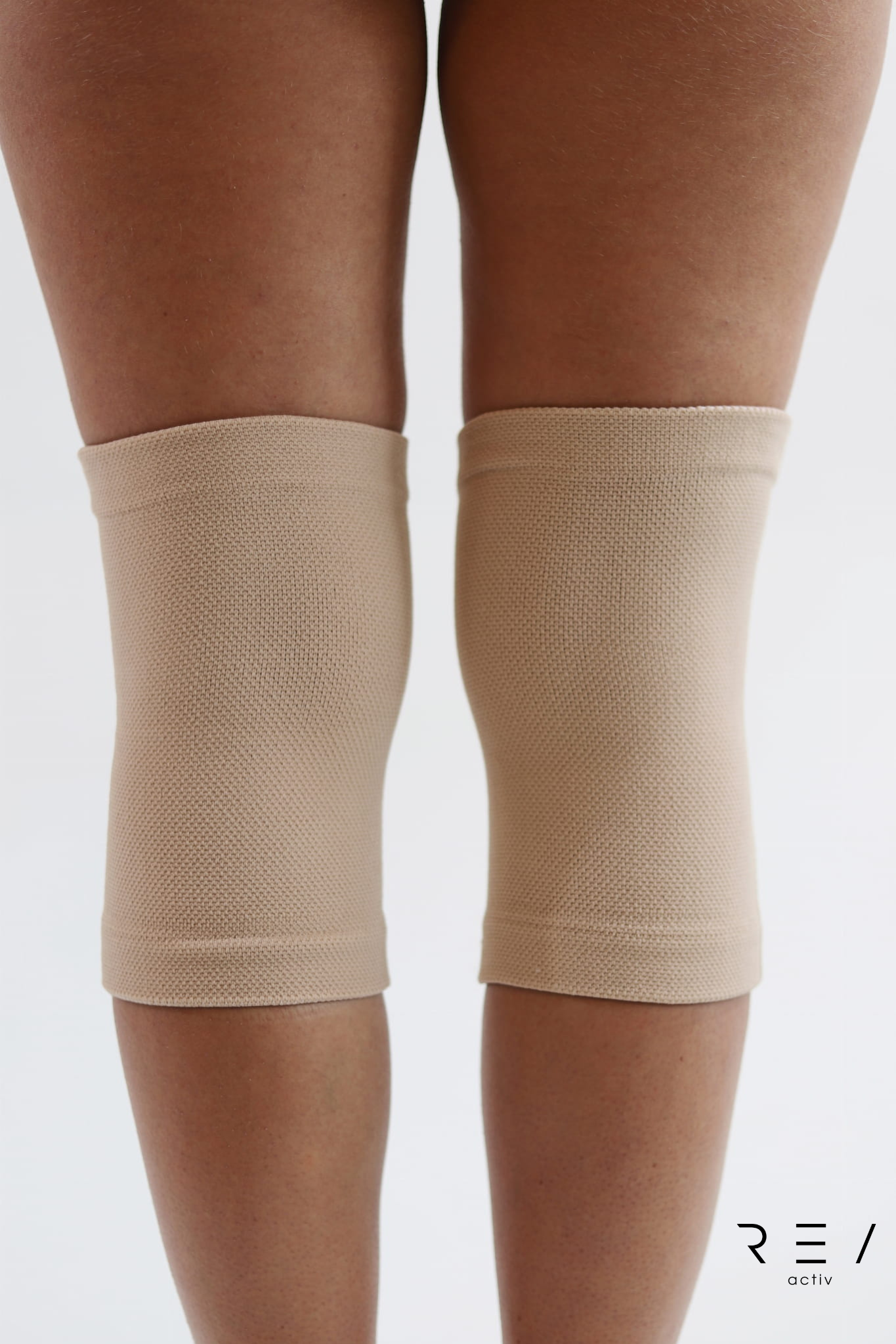 Cieliste Nude Nakolanniki do Tańca Żelowe