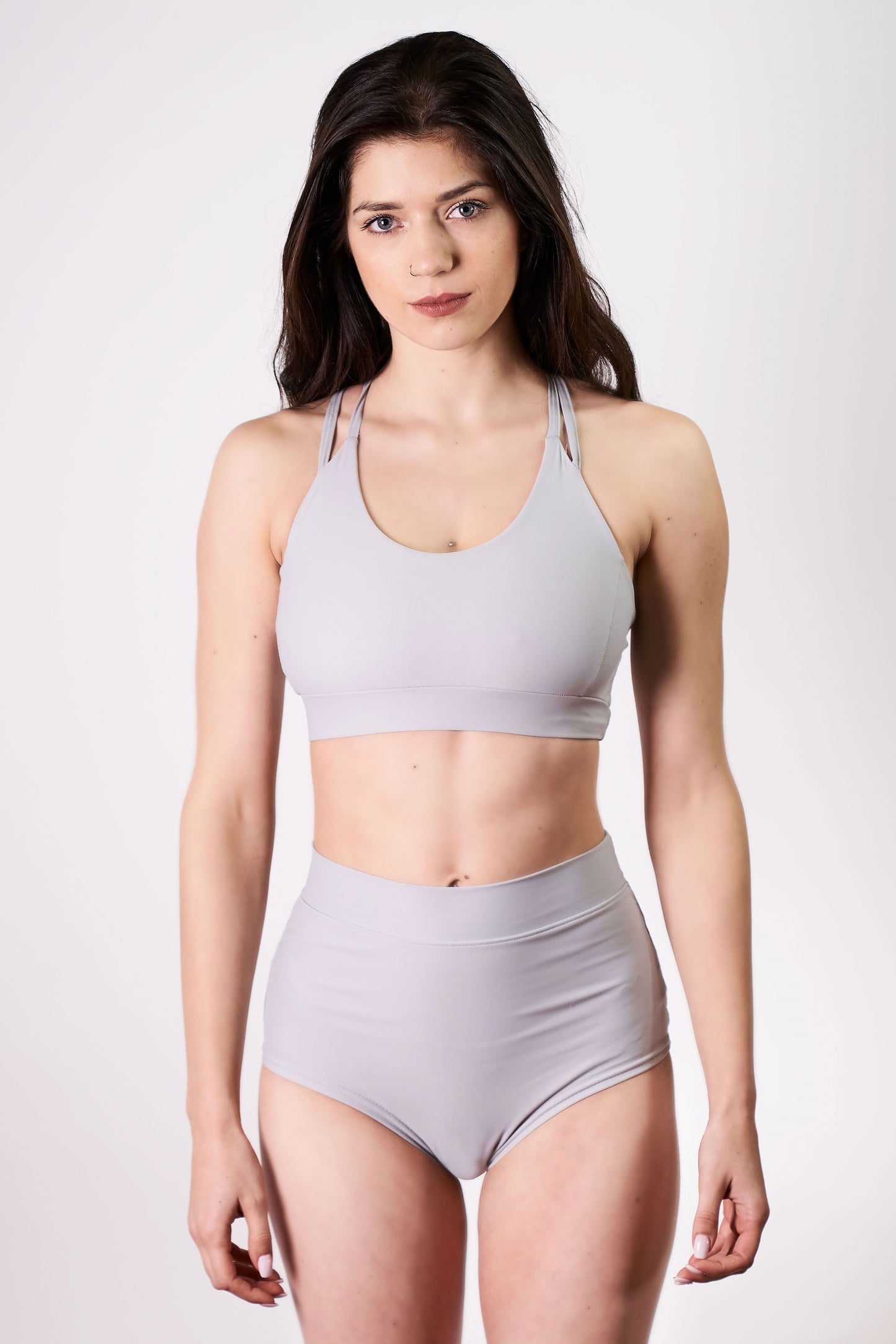 Pole Dance Top Basic Grey