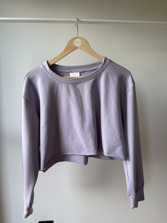 Crop Hoodie Lilac XS