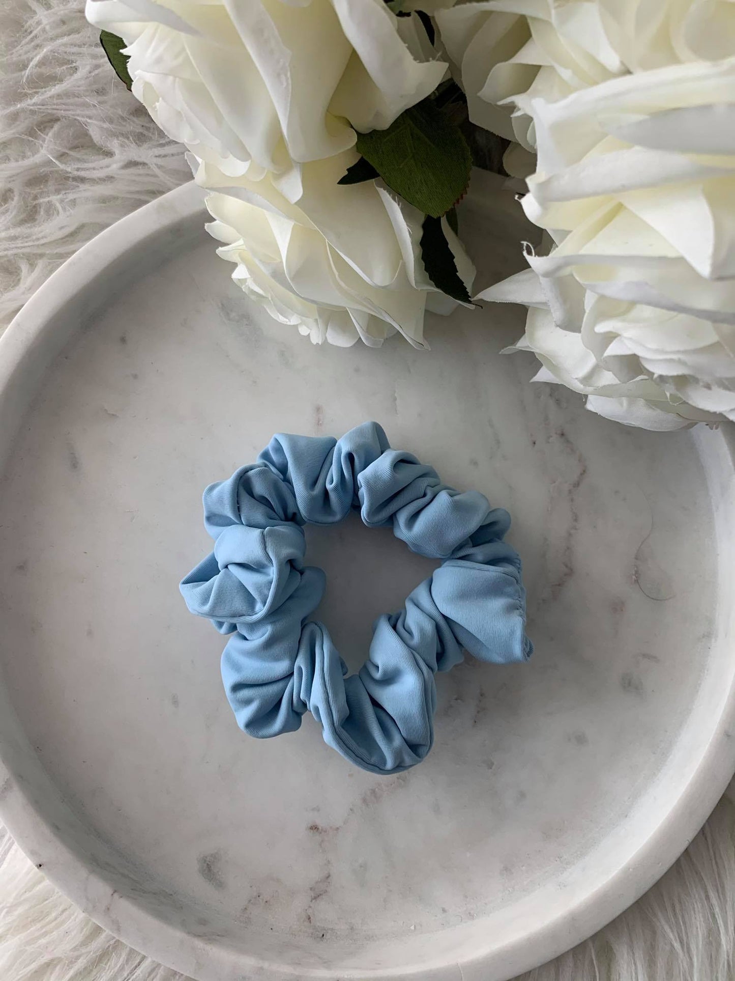 ECLIPSE BABY BLUE SCRUNCHIE