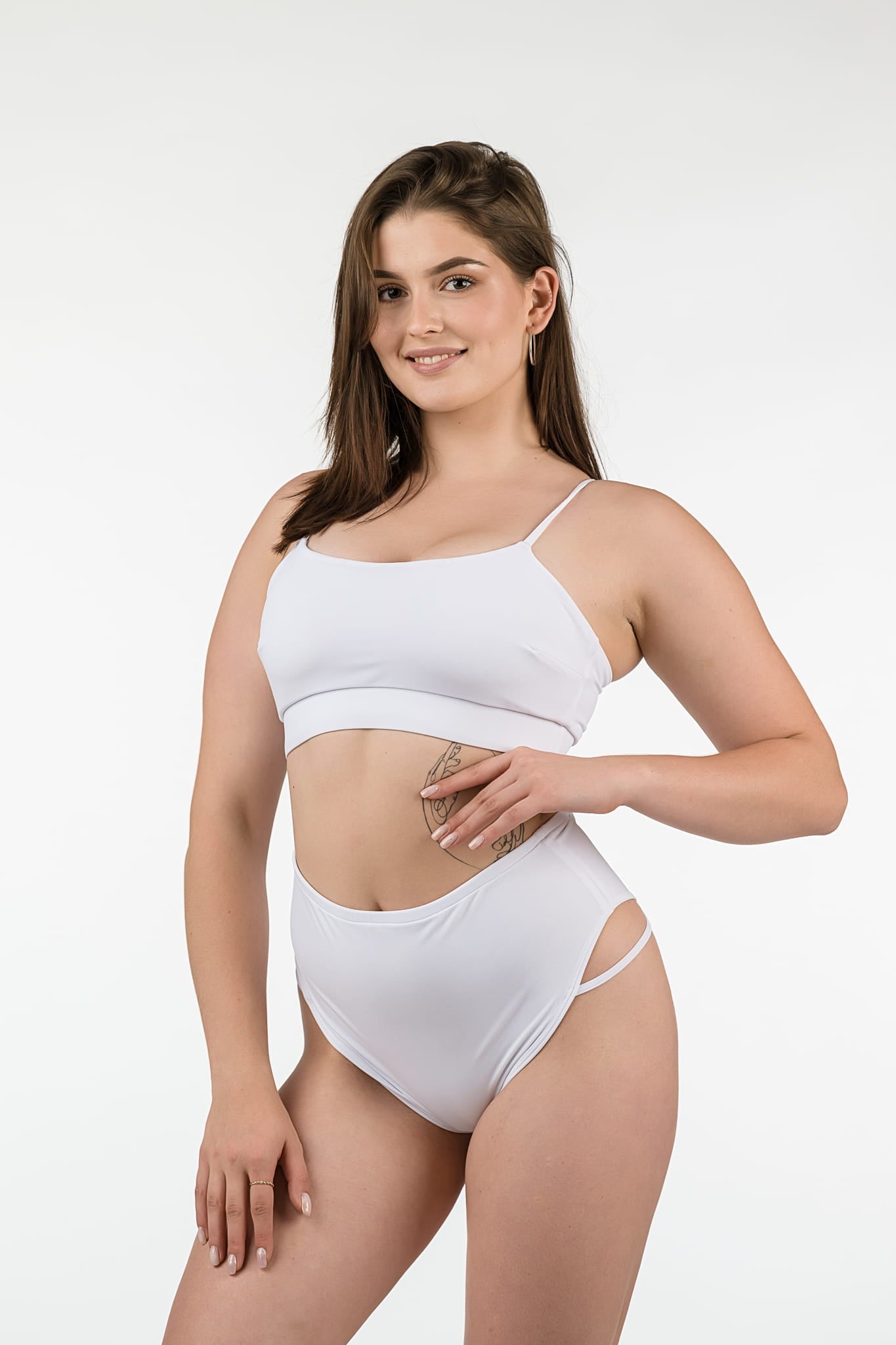 Pole Dance Top Eclipse White