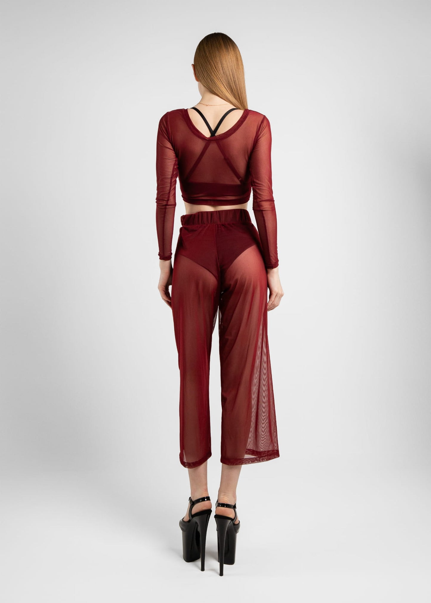Mesh Pants for Exotic Pleasure Wine