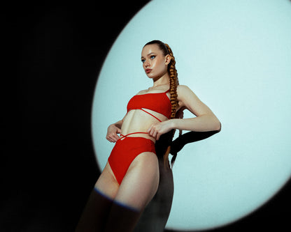 Sassy Red Pole Dance Shorts 