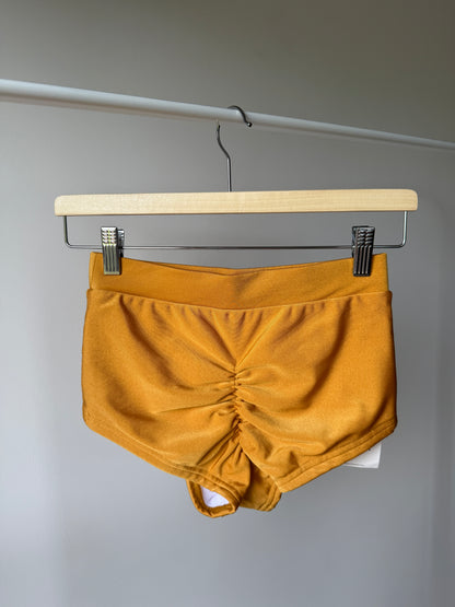 Spodenki do Pole Dance Basic Shiny Mustard