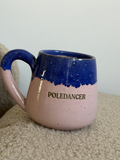 Kubek Ceramiczny Handmande Poledancer Pink