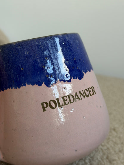 Kubek Ceramiczny Handmande Poledancer Pink