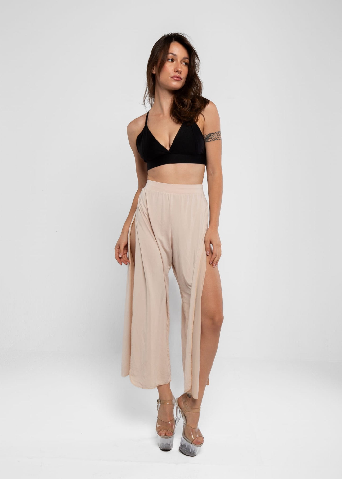 Exotic Sensual Nude Trousers