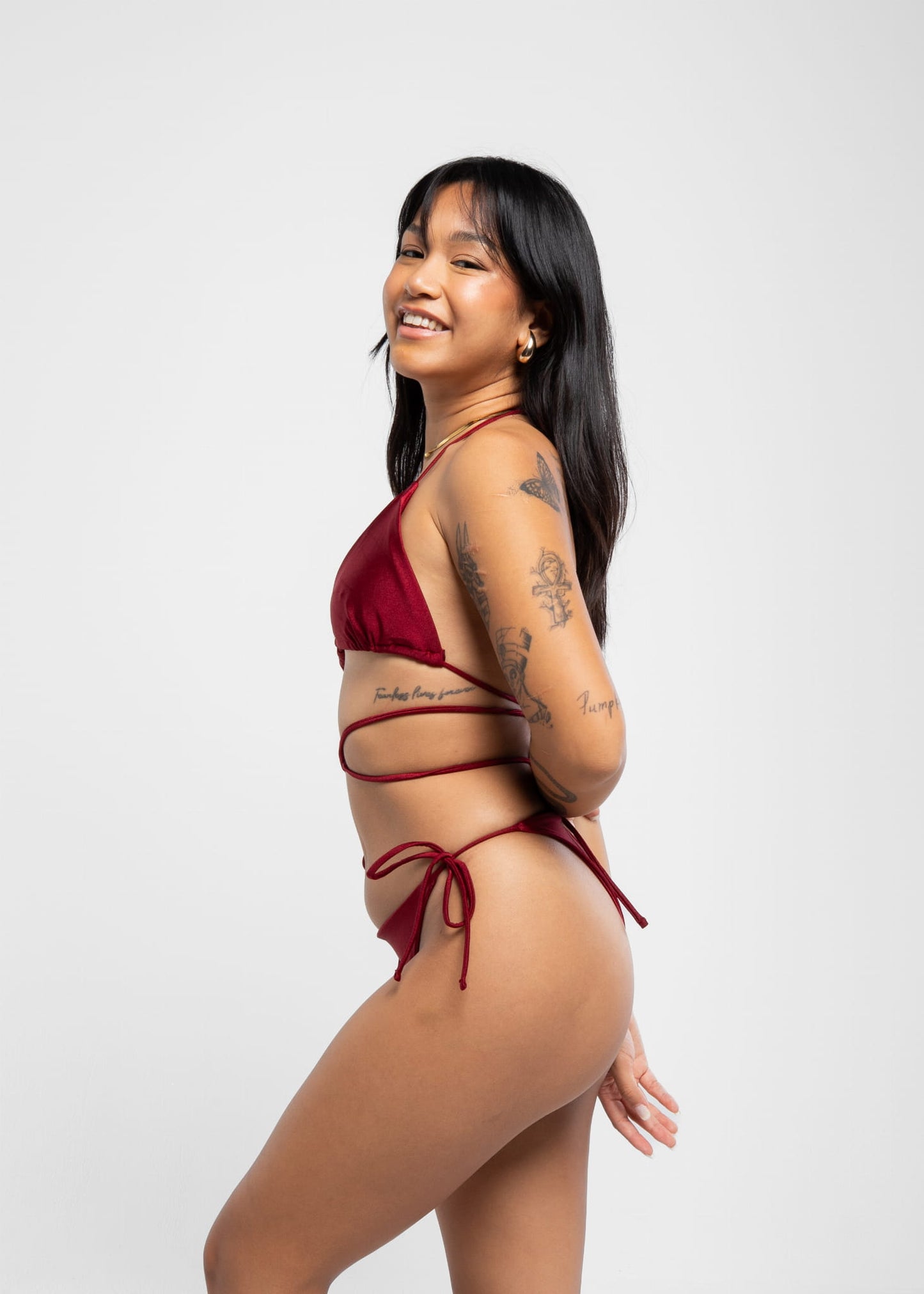 MIAMI BIKINI BOTTOM SHINY CHERRY