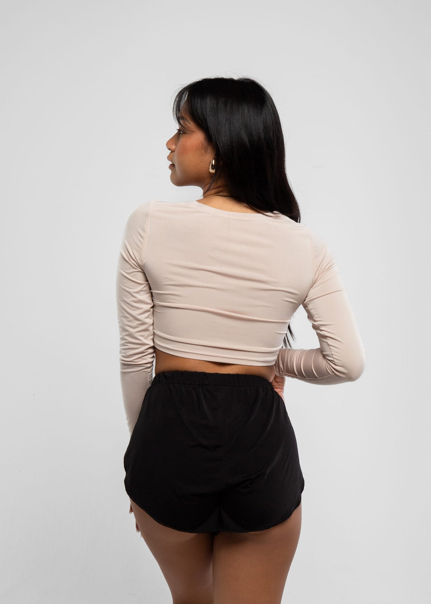 Exotic Flow Black Slit Shorts