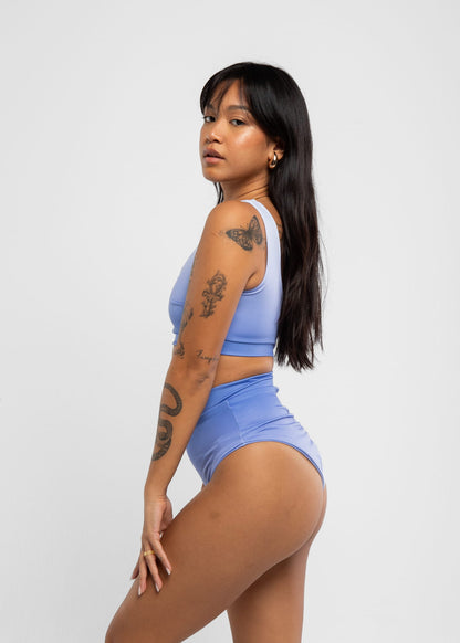 Classic Blue Ombre Pole Dance Costume