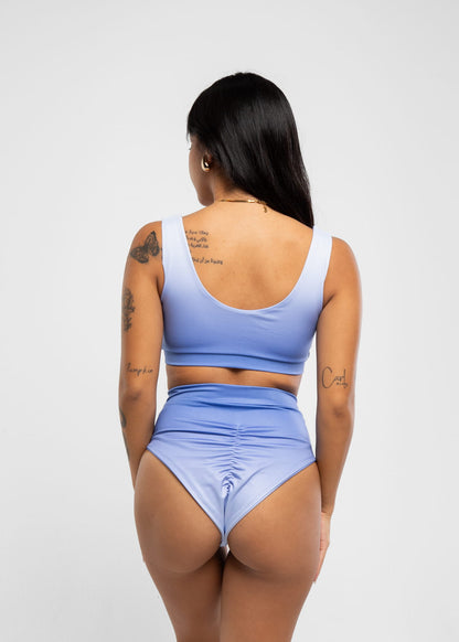 Classic Blue Ombre Pole Dance Costume