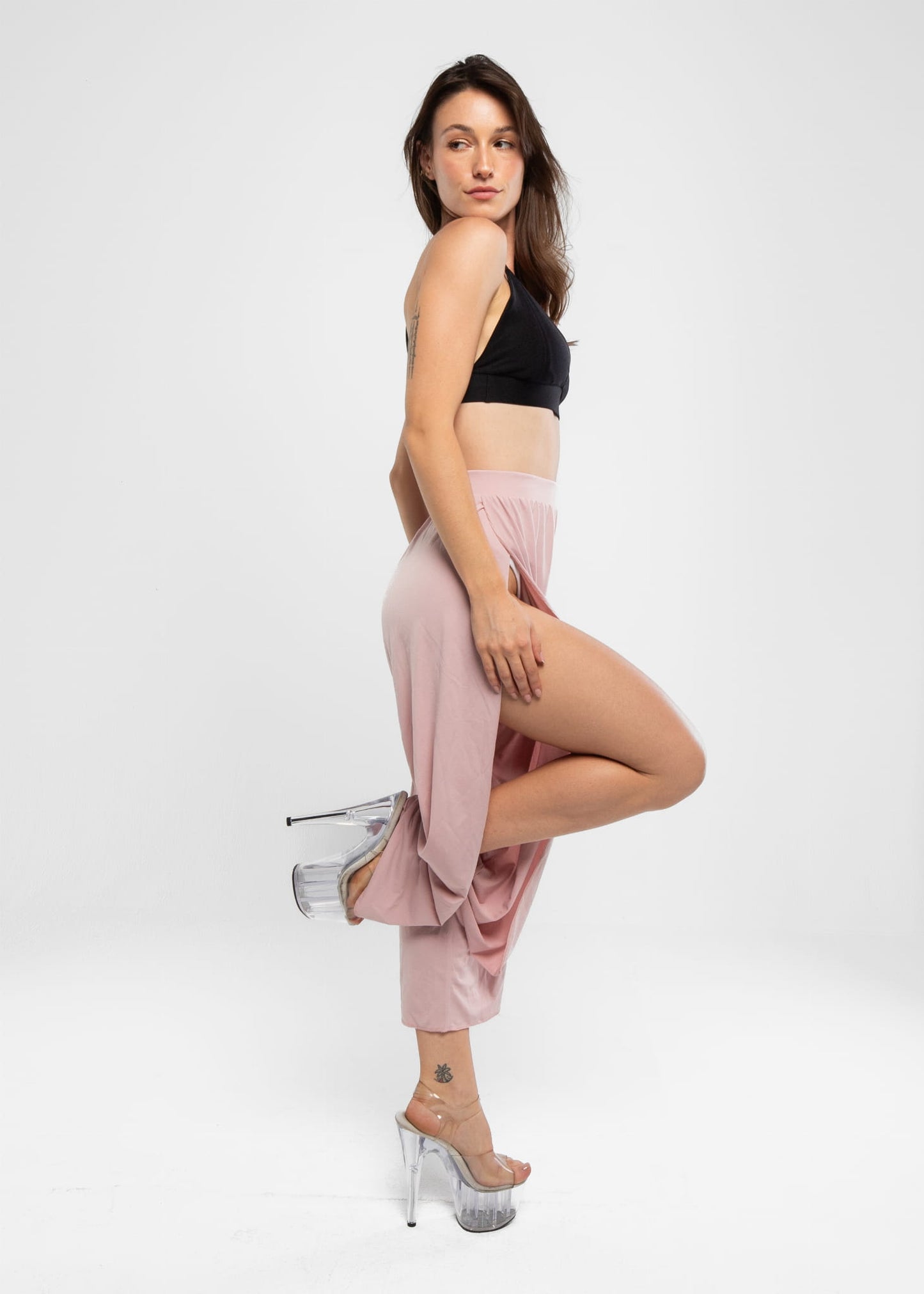 Spodnie do Exotic Sensual Rose Pink