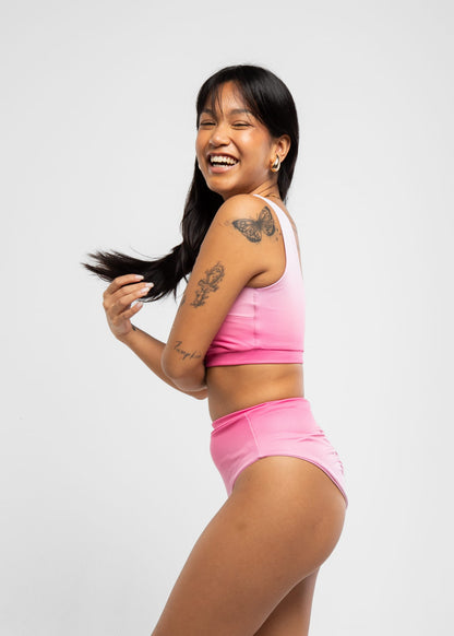 Pole Dance Top Classic Pink Ombre 