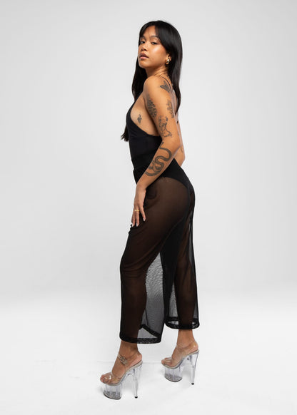 Exotic Pleasure Black Mesh Pants