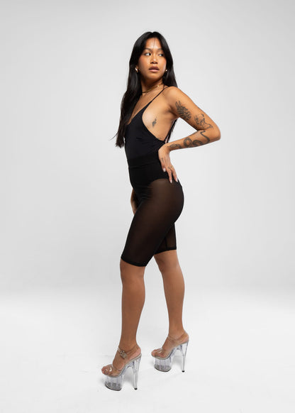 Exotic Pleasure Black Mesh Cycling Shoes