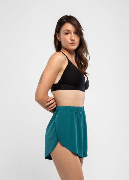 Exotic Flow Malachite Split Shorts