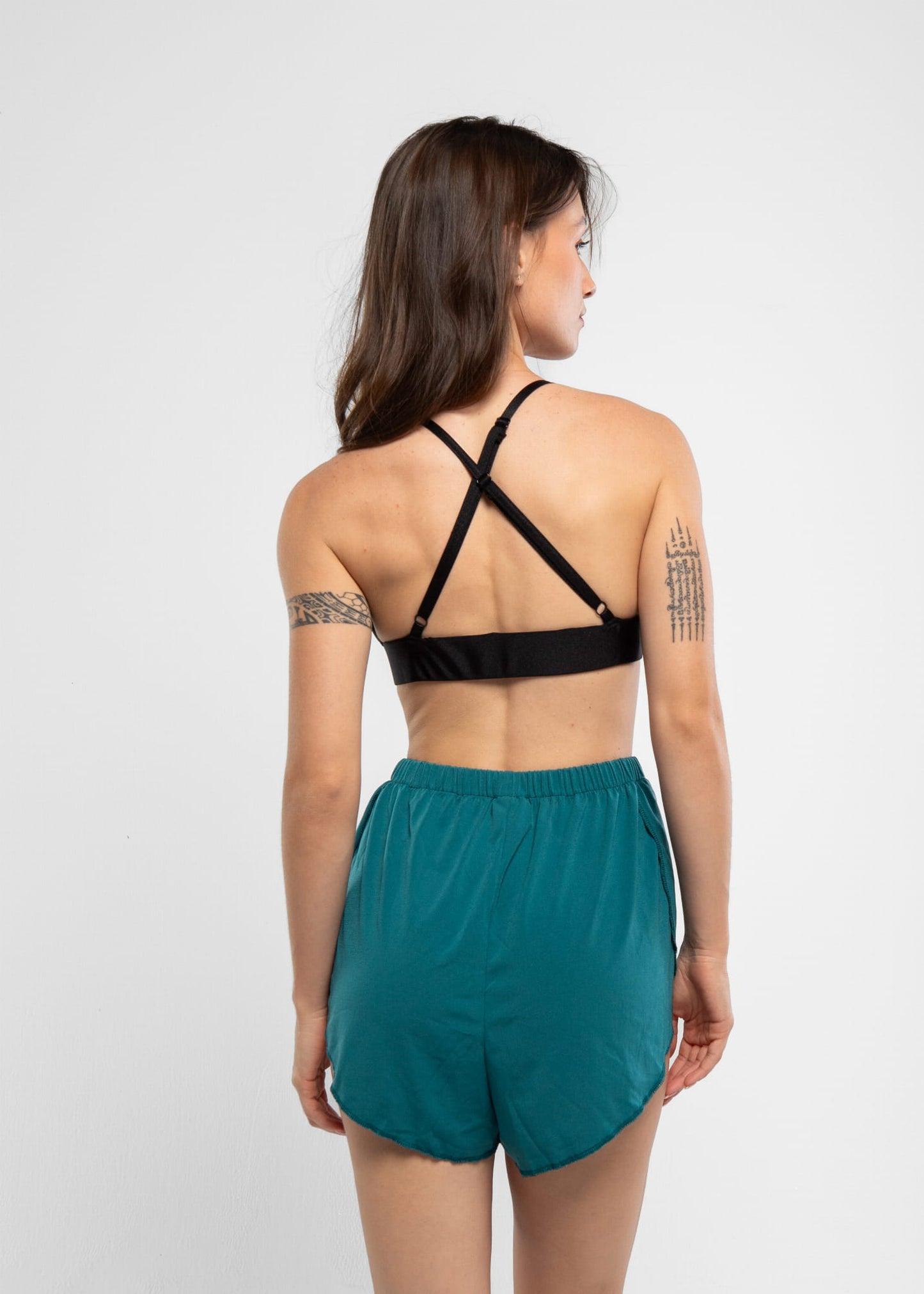 Exotic Flow Malachite Split Shorts