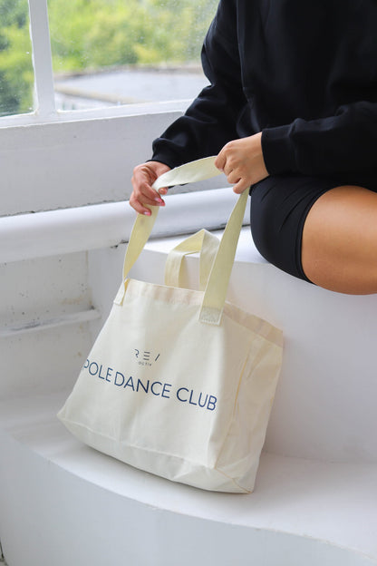 Pole Dance Club Minimal Cotton Training Bag