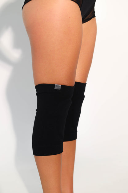 Black Nakolanniki do Tańca Żelowe 2.0